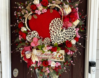 Valentine wreath