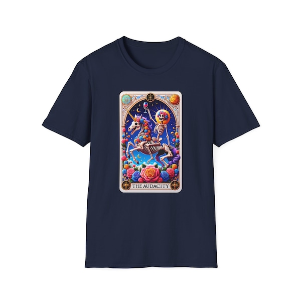 The Audacity Tarot Card Unisex Softstyle T-Shirt