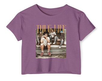 T-shirt court THUG LIFE Golden Girls - Haut court festival pour femme