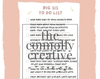 Big Sis List Ages 6+