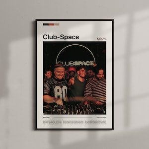 Space Nightclub Poster