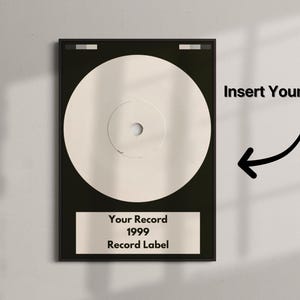 Custom Record Poster