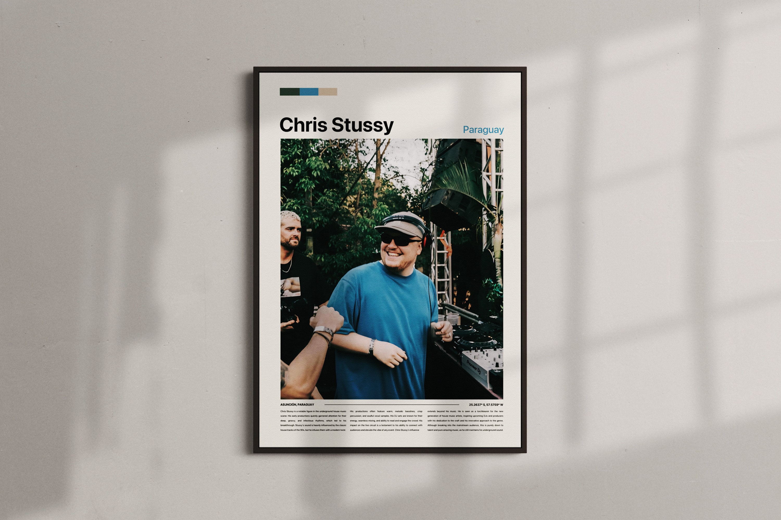 Chris Stussy DJ Poster - Etsy