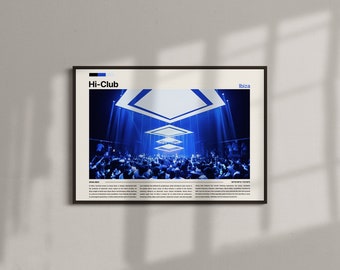 Cartel de la discoteca Hi Ibiza