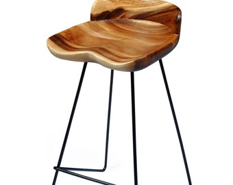 Haven Höhen Nussbaum Massivholz Hocker, Thekenhocker, Barhocker aus Holz, Barhocker aus Holz, Barhocker aus Holz, Barhocker aus Holz, Barhocker aus Holz, Barhocker