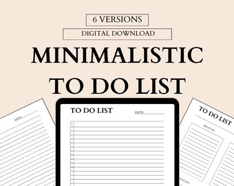 Puede incluir: Seis plantillas de lista de tareas imprimibles en blanco y negro. Las plantillas son minimalistas y presentan un diseño simple con líneas para escribir tareas. El texto "TO DO LIST" está en la parte superior de cada plantilla.