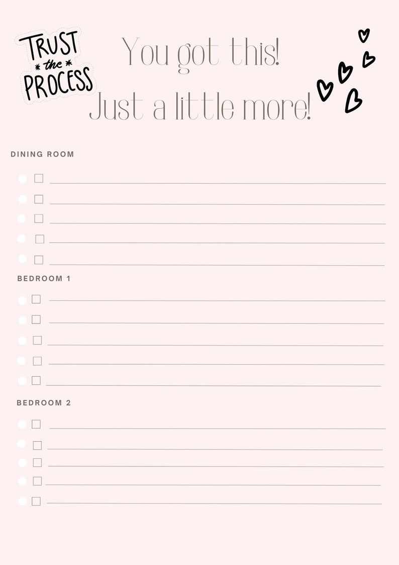 Editable &amp; Printable Cleaning Planner | Customizable Cleaning Schedule ...