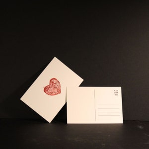 Cartão Postal Lover Girl (Conjunto de 5)
