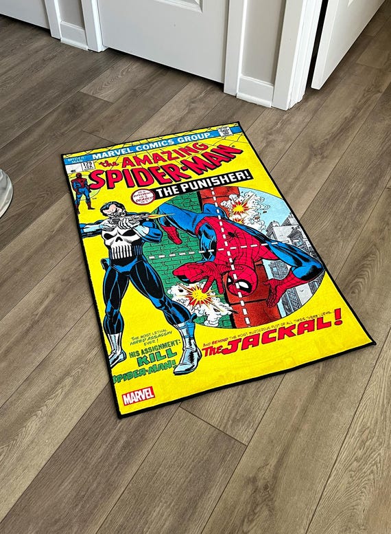 Comic Book Rug Geek Room Decor