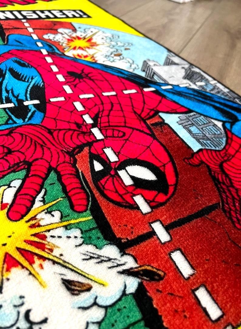 Comic Book Rug Geek Room Decor image 6