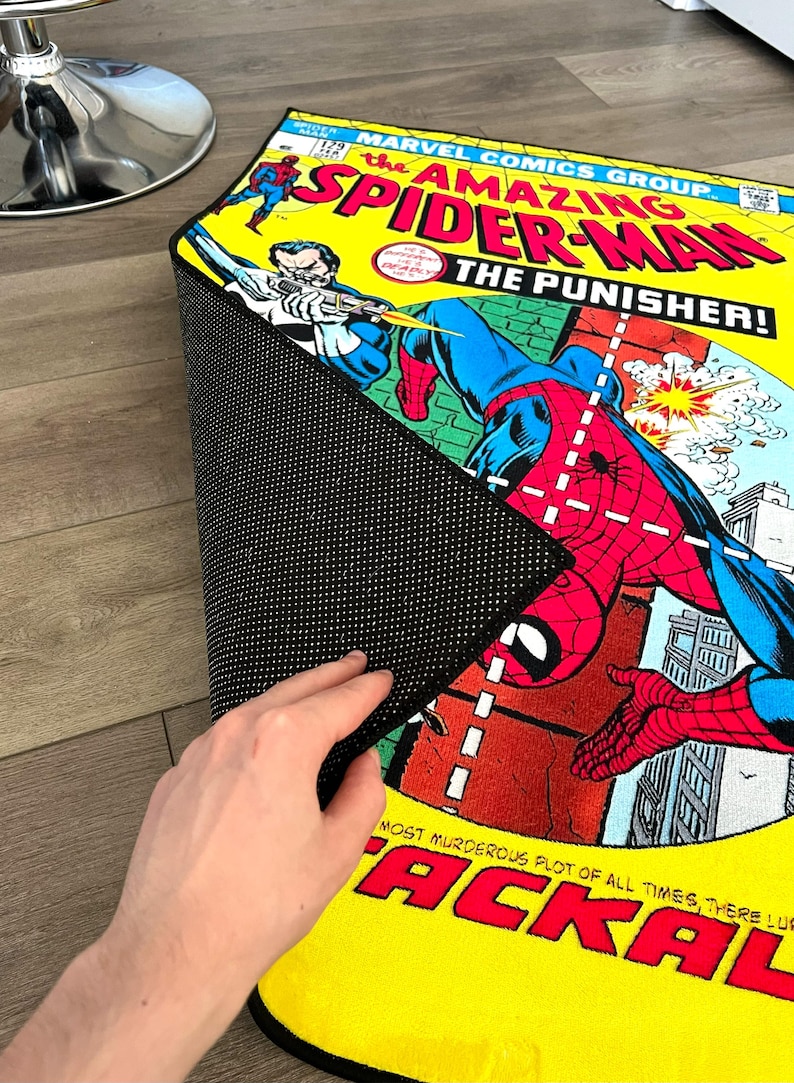 Comic Book Rug Geek Room Decor image 5