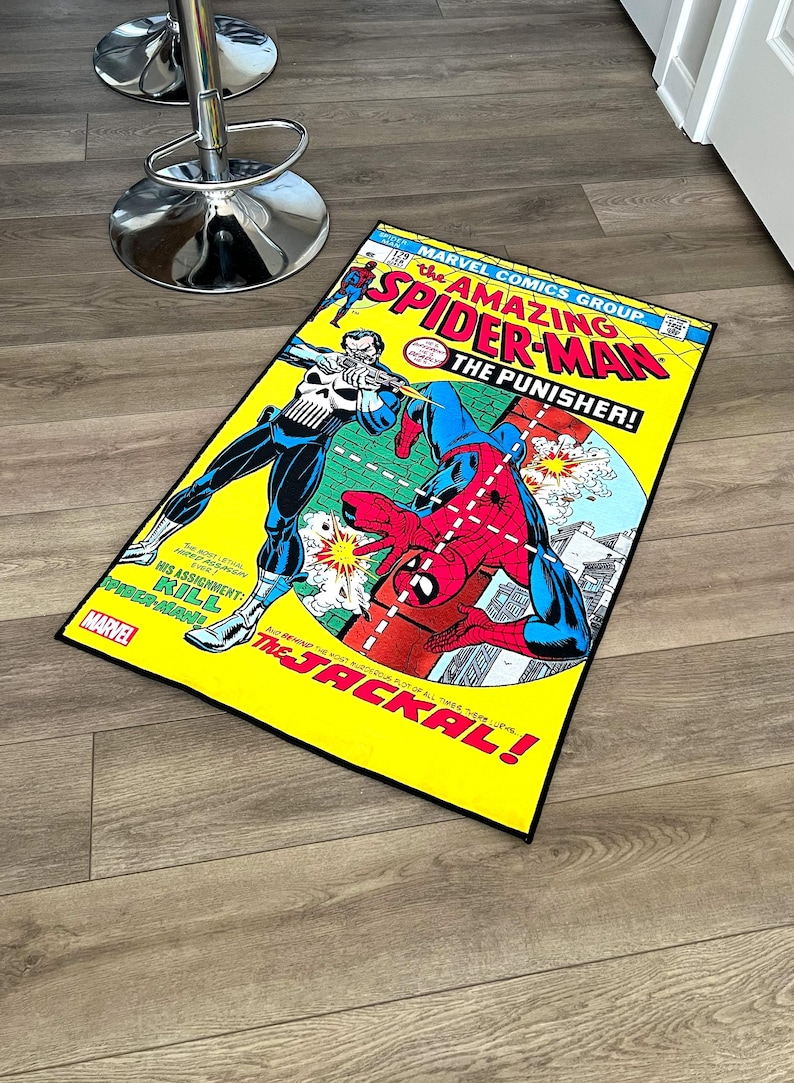 Comic Book Rug Geek Room Decor image 3