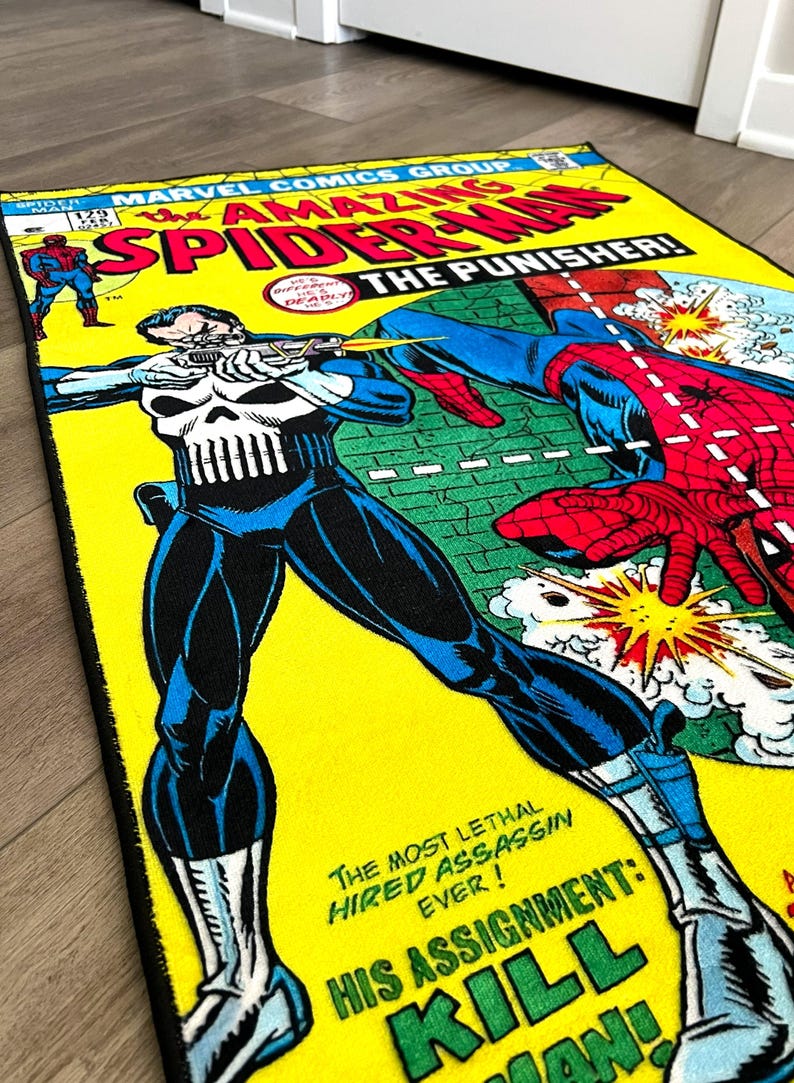 Comic Book Rug Geek Room Decor image 7
