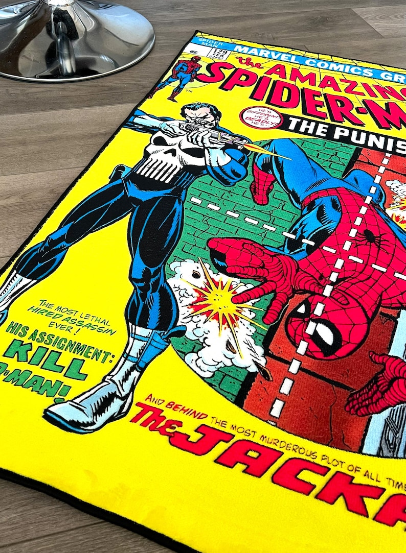 Comic Book Rug Geek Room Decor image 4