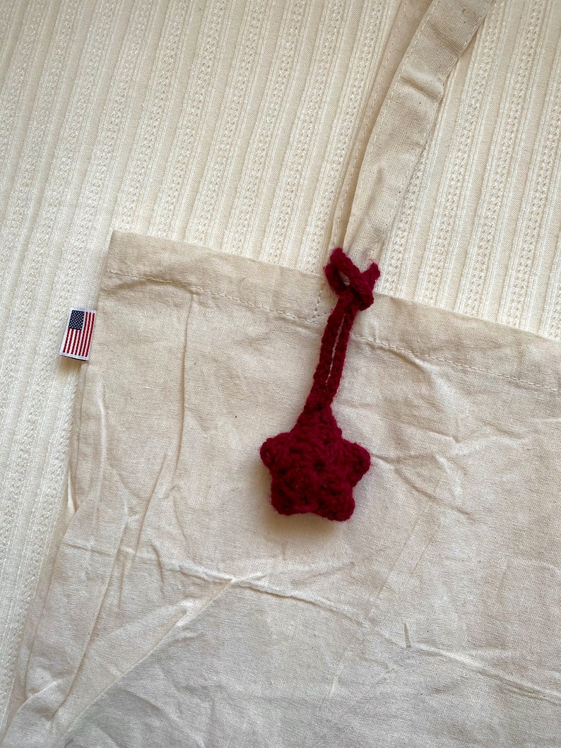 Crochet Star Bag Charm Cute Matching Gifts for Friends Etsy