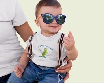 Blau-grünes Otterly-T-Shirt aus feinem Jersey für Kleinkinder