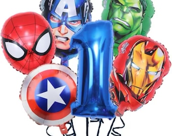 Avengers SuperHero Party Balloon Set Foil Balloons