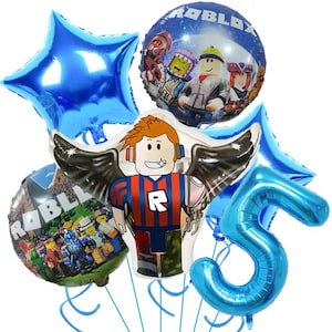 Palloncini di compleanno Roblox – Decorazioni per feste di giocatori epici