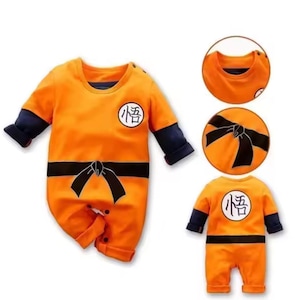 Costume da Goku e Vegeta per neonato e bambina, vestiti anime, tutina per neonato, costume da cosplay per bambini, costume di Halloween