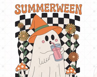 Summerween PNG: Spooky Summer Halloween Horror Characters (Digital Download)