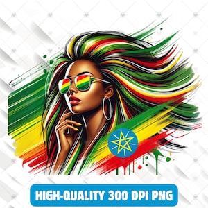 Ethiopian  girl,ethiopian PNG Bundle,ethiopian Gift,ethiopian  flag png,ethiopian  clipart, finger print PNG,digital download