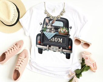5 Easter trucks, Grandma, Mom, Mama, Mommy & Aunt, ALL 5 digital images included, PNG gifts her her, digital download, png, sublimation,