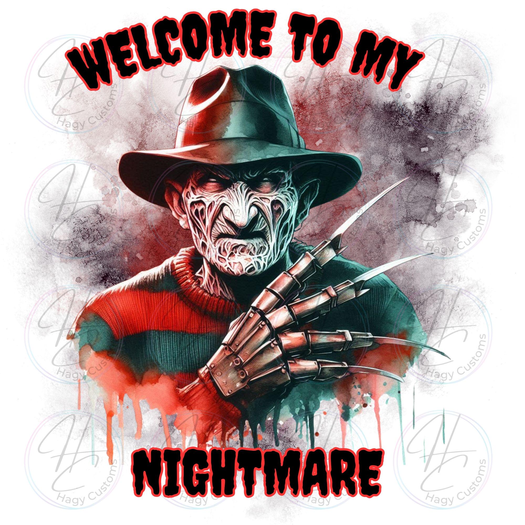 Maglietta Poster Di A Nightmare On Elm Street