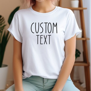 Custom Shirt, Personalized Shirt, Custom T-shirt, Custom Shirt Printing, Custom Shirt for Women, Personalized T-shirt, Tee Shirt