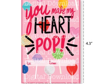 Digital Download Valentine's Day Card
