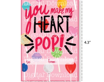 Descarga digital Tarjeta de San Valentín