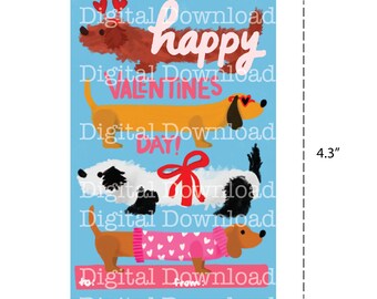 Tarjeta imprimible del día de San Valentín
