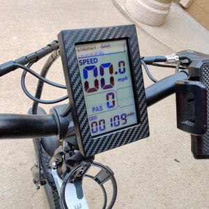 Flexible Lectric Ebike Screen/Display Cover Carbon fiber look