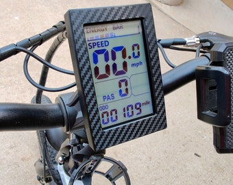 Flexible Lectric Ebike Screen/Display Cover Carbon fiber look