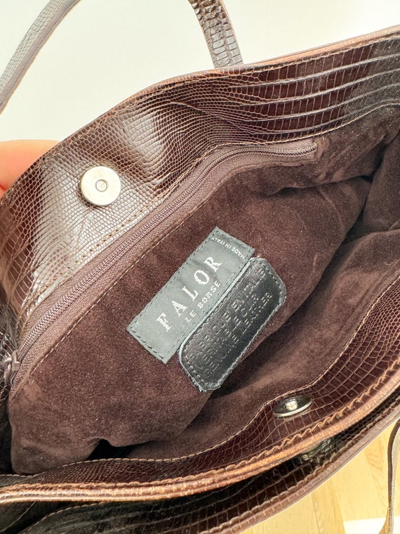 Falor leather handbags hotsell