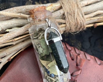 Intuition Witch Bottle / Spell Jar / 2-1/2 x 1 inch Witch Bottle