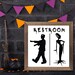 Halloween Decor, Restroom Sign, Horror, Frankenstein Restroom ...