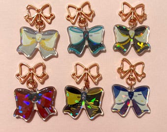 VOCALOID Acrylic Ribbon Charms Keychains Crypton Virtual Singer