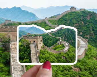 Great Wall of China Sticker - China Sticker, China Souvenir, Travel Lover Sticker, Wall of China Sticker, Wall of China Magnet, Asia Travel