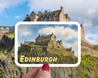 Edinburgh Castle Scotland Sticker Decal Vinyl Die-cut Symbolic
