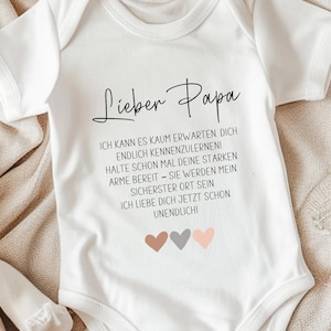 Gepersonaliseerd babyrompertje om de zwangerschap aan te kondigen, je wordt vader, cadeau voor de aanstaande vader bij de geboorte, babycadeau