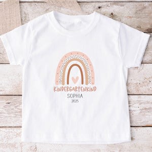 Personalized Kindergarten Child T-Shirt, Shirt for Kindergarten Start, Gift for the Start of Daycare, Kindergarten Child 2025