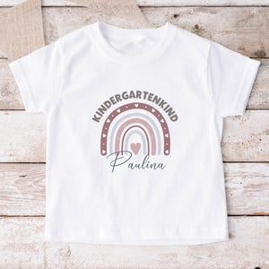 Personalized Kindergarten Child T-Shirt, Shirt for Kindergarten Start, Gift for the Start of Daycare, Kindergarten Child 2025