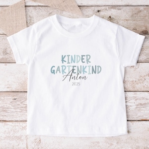 Kindergarten child T-shirt personalized for the start of kindergarten, gift for the start of daycare, shirt with name for kindergarten