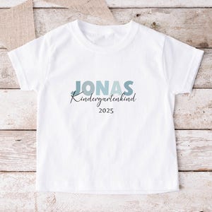 Personalized Kindergarten Child T-Shirt, Shirt for Kindergarten Start, Gift for the Start of Daycare, Kindergarten Child 2025