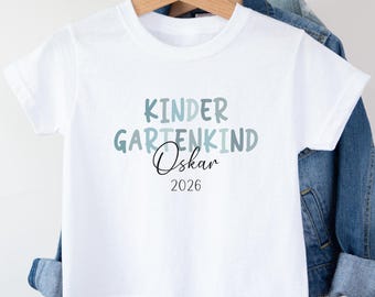 T-shirt personnalisé pour les enfants qui font leur rentrée en maternelle, cadeau pour la rentrée en crèche, t-shirt avec le prénom de l'enfant en maternelle
