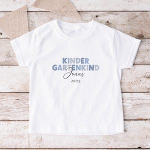 Personalized Kindergarten Child T-Shirt, Shirt for Kindergarten Start, Gift for the Start of Daycare, Kindergarten Child 2025