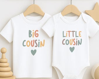 T-shirt voor grote neef/nicht, gepersonaliseerde shirts voor neven en nichten, zwangerschapsaankondiging, cadeau voor neven en nichten, zwangerschapsaankondiging voor familie