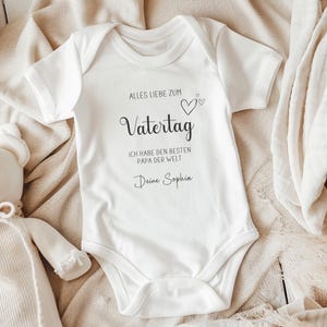 Baby bodysuit for Father&#39;s Day, Father&#39;s Day gift for dad, personalized baby bodysuit as a gift for father, gift idea dad&#39;s first Father&#39;s Day