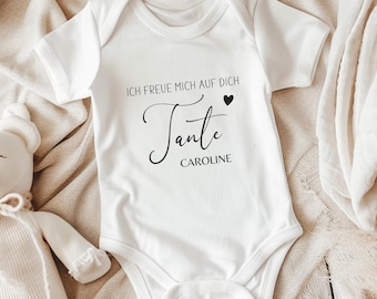 Babybody für Tante, Du wirst Tante,  Schwester Schwangerschaft verkünden, Tante's Liebling, Geschenk zur Schwangerschaft, Patentante