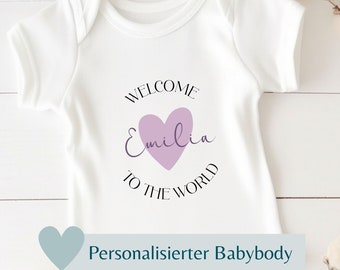 Babybody personalisiert / Schwanger / Geschenk zur Geburt / Geburtsgeschenk / Babykleidung / Baby Body / Personalisiertes Geschenk Baby